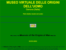 Tablet Screenshot of museoorigini.it